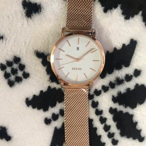 Women’s rose gold watch